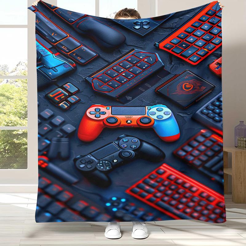Cartoon Game Gamer Zone Controller Logo Flannel Blanket,Ultra Soft Warm Plush Throw for Home Bedroom Bed Sofa Cover Picnic gift 75x90cm
Cartoon Game Gamer Zone Controller Logo Flannel Blanket,Ultra Soft Warm Plush Throw for Home Bedroom Bed Sofa Cover Picnic gift 75x90cm