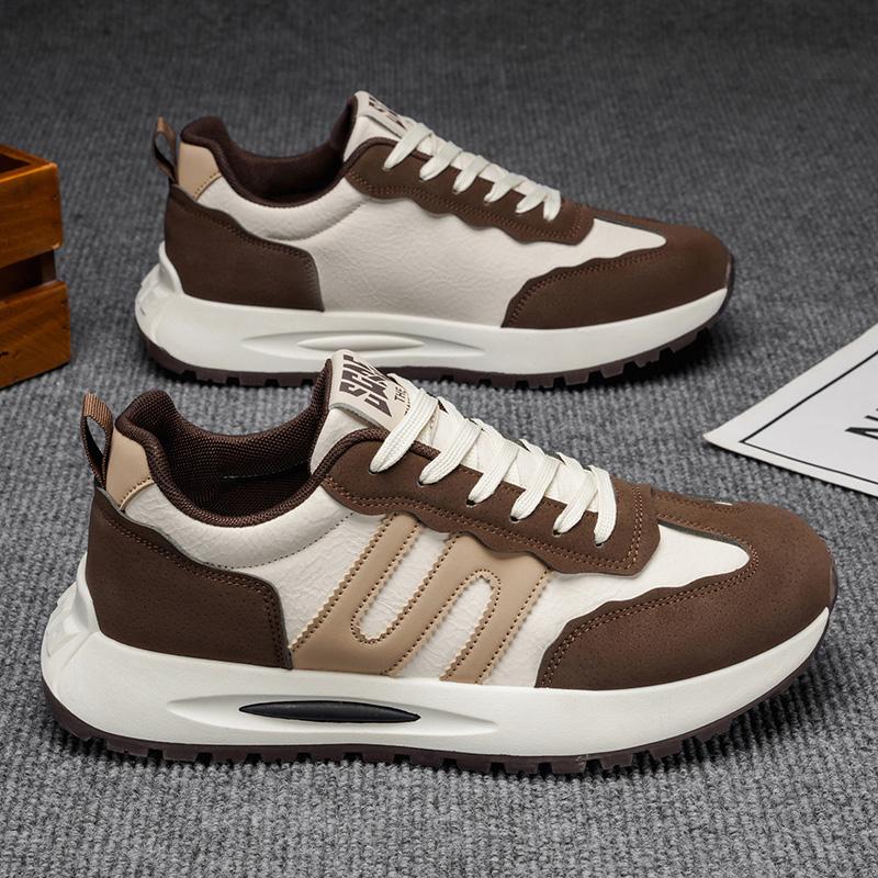 Мужская мода, повседневная низкая обувь для скейтбординга, удобные кроссовки для мальчиков, студенты, трендовая мягкая подошва, классическая дышащая нескользящая спортивная обувь 44 бежевый/коричневый
Мужская мода, повседневная низкая обувь для скейтбординга, удобные кроссовки для мальчиков, студенты, трендовая мягкая подошва, классическая дышащая нескользящая спортивная обувь 44 бежевый/коричневый