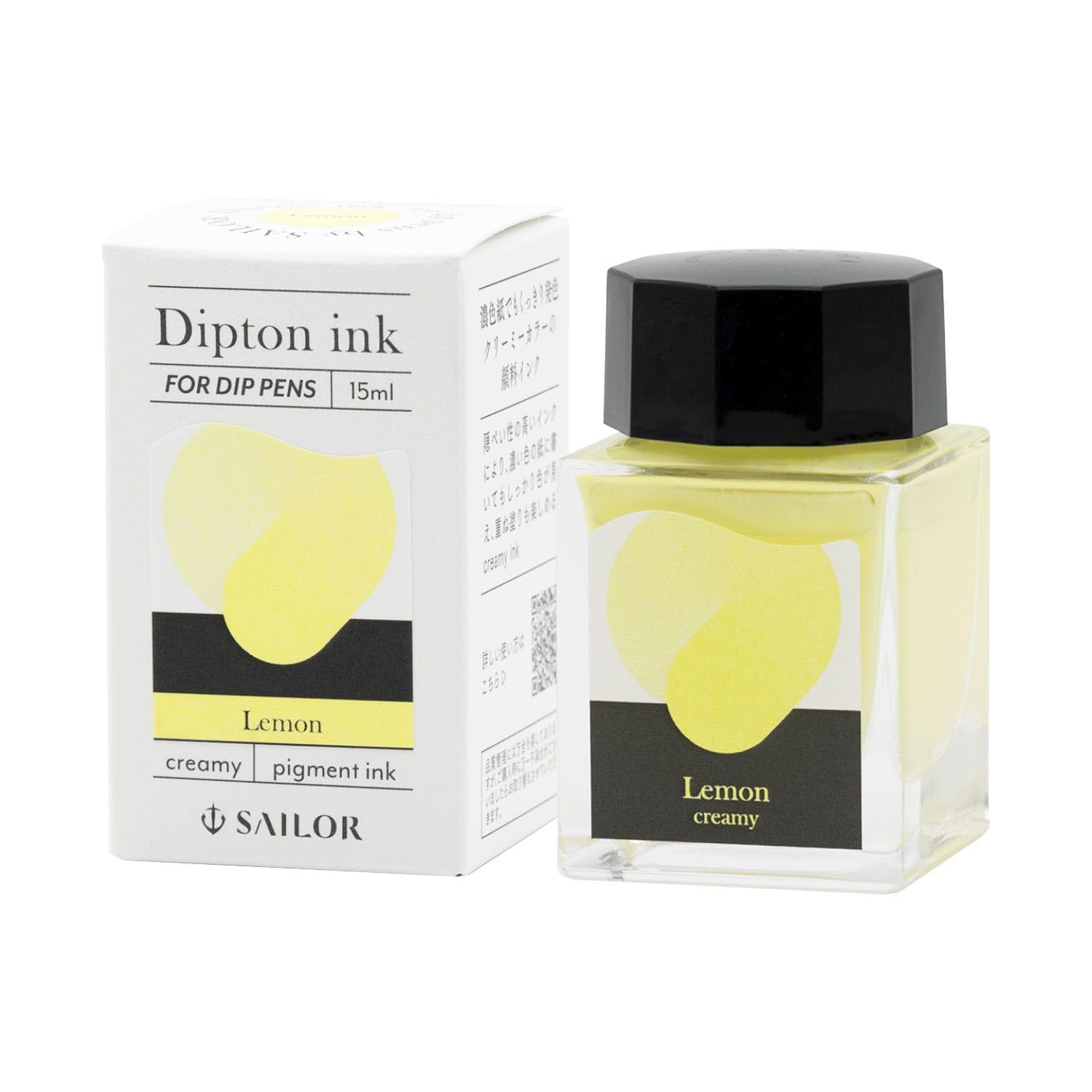 Sailor Fountain Pen Bottle Ink Dipton Creamy Ink Lemon Pigment Ink 15ml 13-1801-206 лимон
Sailor Fountain Pen Bottle Ink Dipton Creamy Ink Lemon Pigment Ink 15ml 13-1801-206 лимон
