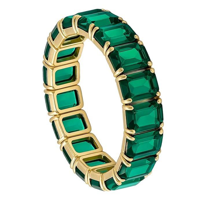 Stylish Women Anti-Tarnish Emerald Crystals Bracelet (Adjustable Size) | Traditional Jewellery for Womens & Girls Onesize зелений
Stylish Women Anti-Tarnish Emerald Crystals Bracelet (Adjustable Size) | Traditional Jewellery for Womens & Girls Onesize зелений