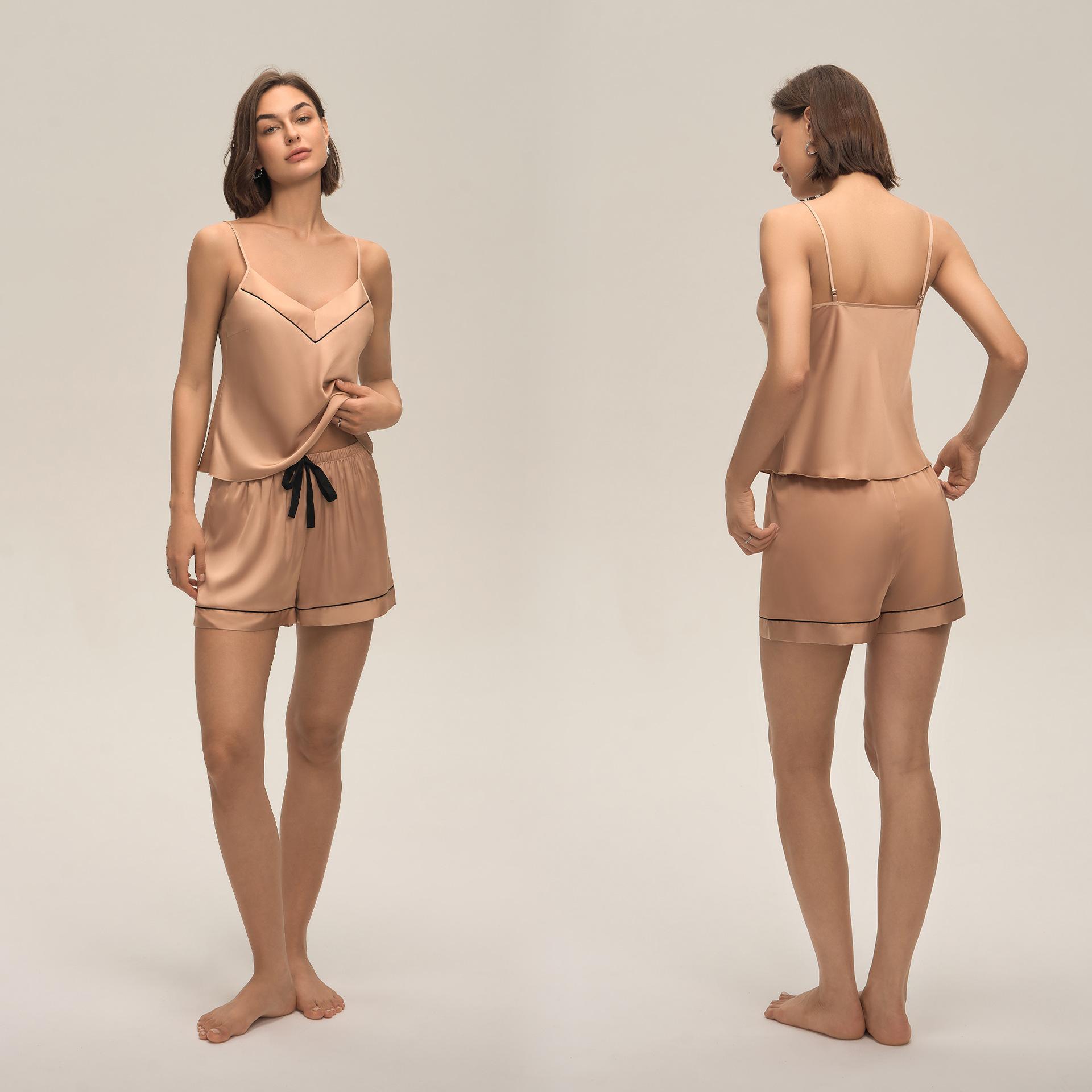 Satin Pajama Set for Women 2 Piece Camisole Top and Shorts Set Silk Lingerie with Ruffle Nightwear Sexy Lace Pajamas Set Lounge Wear for Women XL кавовий
Satin Pajama Set for Women 2 Piece Camisole Top and Shorts Set Silk Lingerie with Ruffle Nightwear Sexy Lace Pajamas Set Lounge Wear for Women XL кавовий