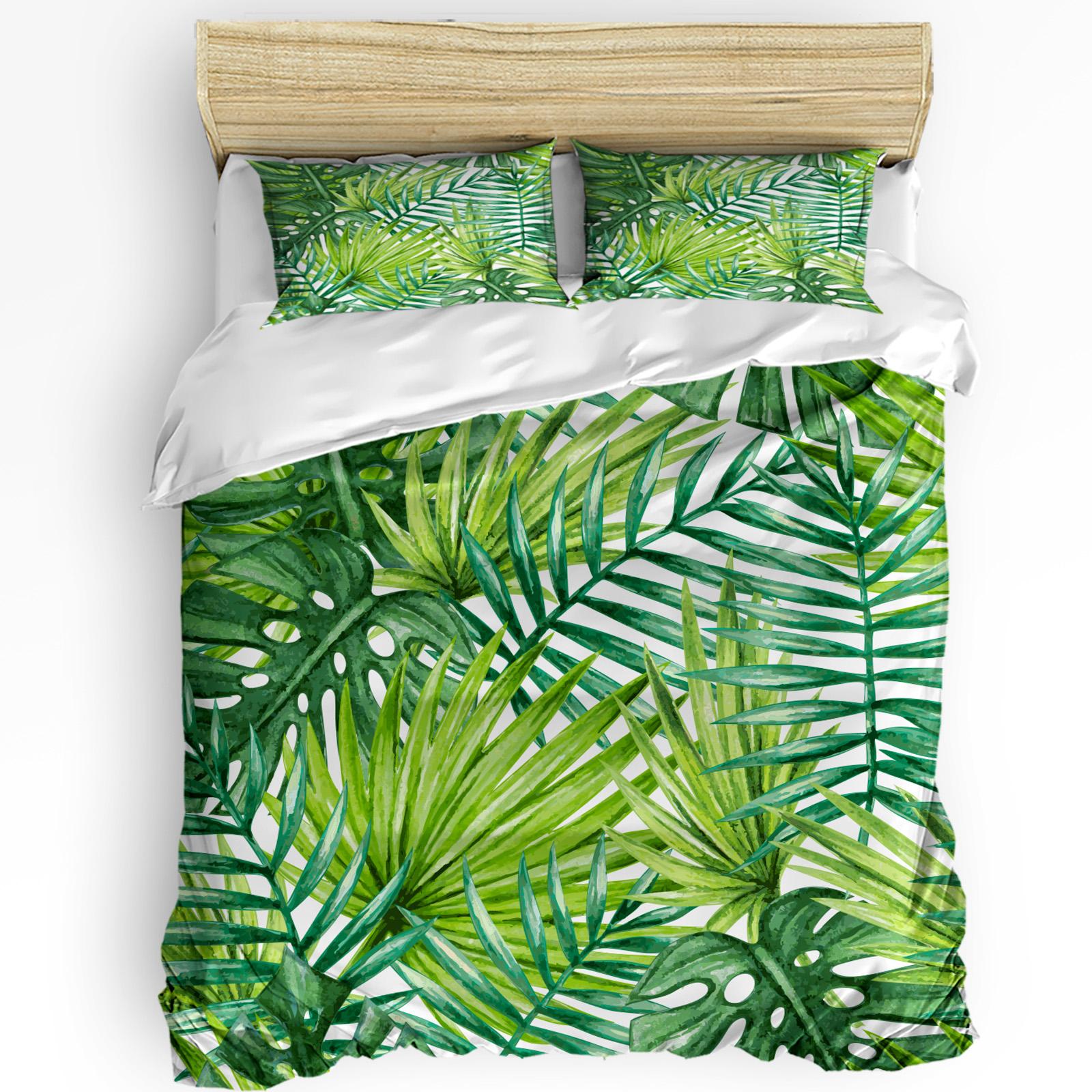 Tropical Plant Banana Leaf Green Duvet Cover With Pillow Case Custom 3pcs Bedding Set Quilt Cover Double Bed Home Textile (135x200cm)
Tropical Plant Banana Leaf Green Duvet Cover With Pillow Case Custom 3pcs Bedding Set Quilt Cover Double Bed Home Textile (135x200cm)