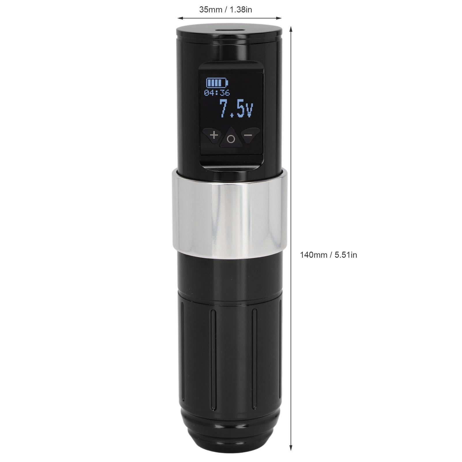 Tattoo NaMachine Liner Shader Aluminum Alloy 12000rpm Wireless Tattoo Pen with 1700mAh Battery
Tattoo NaMachine Liner Shader Aluminum Alloy 12000rpm Wireless Tattoo Pen with 1700mAh Battery