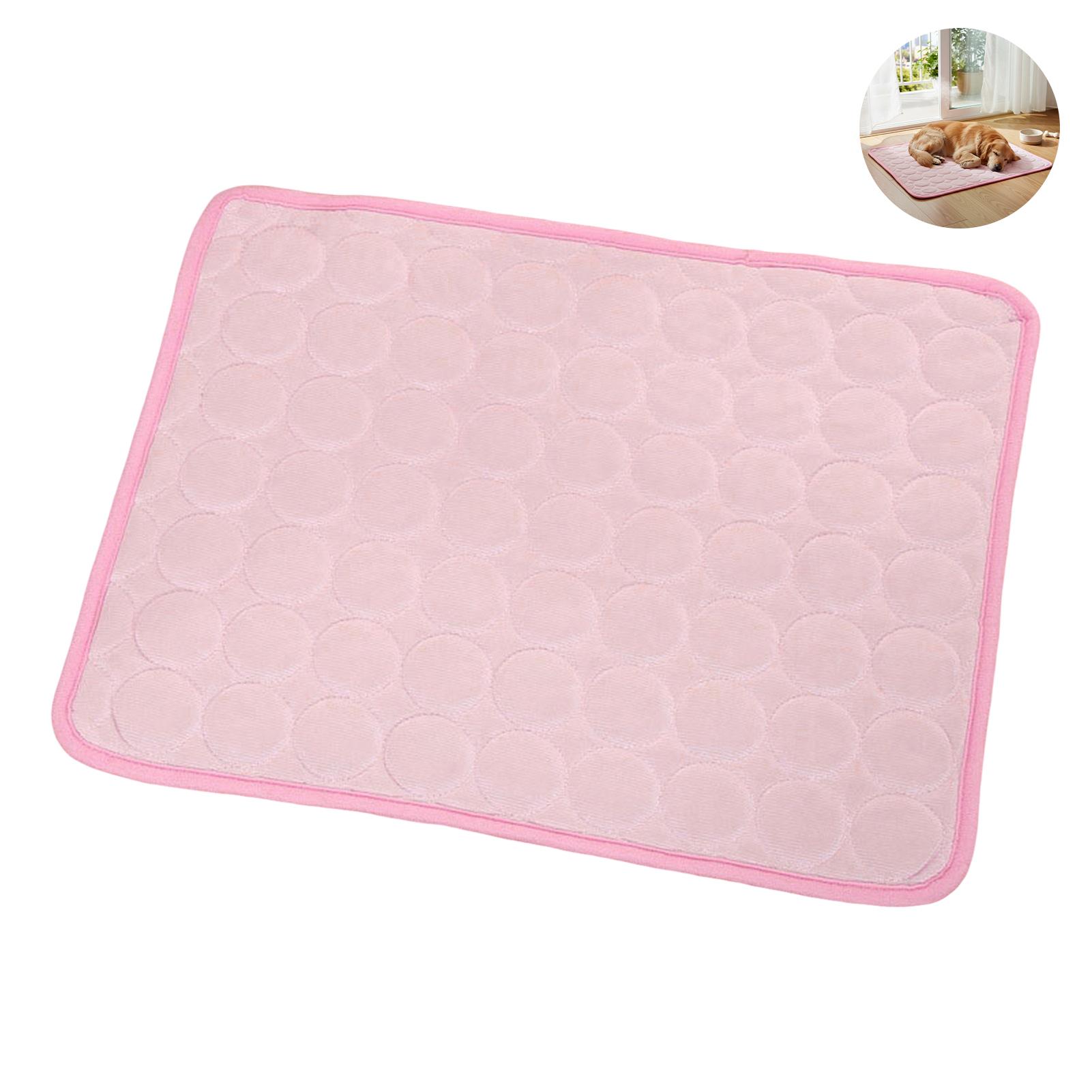 Pet Cooling Mat Ice Silk Material for Dogs Cats Quick Heat Dissipation Comfortable and Durable Pink
Pet Cooling Mat Ice Silk Material for Dogs Cats Quick Heat Dissipation Comfortable and Durable Pink