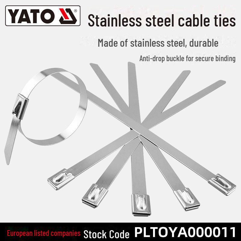 Yiertuo Stainless Steel Self-Locking Cable Tie for Outdoor and Marine Use 8.0X200mm YT-70580
Yiertuo Stainless Steel Self-Locking Cable Tie for Outdoor and Marine Use 8.0X200mm YT-70580
