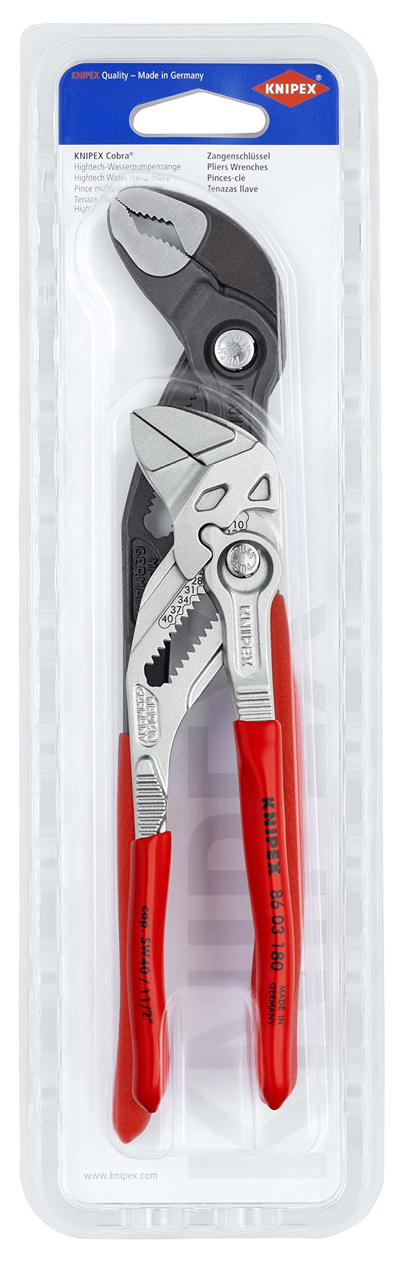 Knipex Cobra 250 мм Ключ-плоскогубцы 1 80 мм набор 003120V03 и 2 шт.
Knipex Cobra 250 мм Ключ-плоскогубцы 1 80 мм набор 003120V03 и 2 шт.