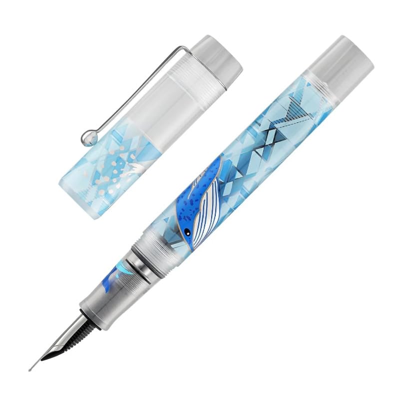 OPUS 88 Opus 88 Fountain Pen DEMO Demonstrator Blue Whale 240300 Eye Drop Type Fine Point F
OPUS 88 Opus 88 Fountain Pen DEMO Demonstrator Blue Whale 240300 Eye Drop Type Fine Point F