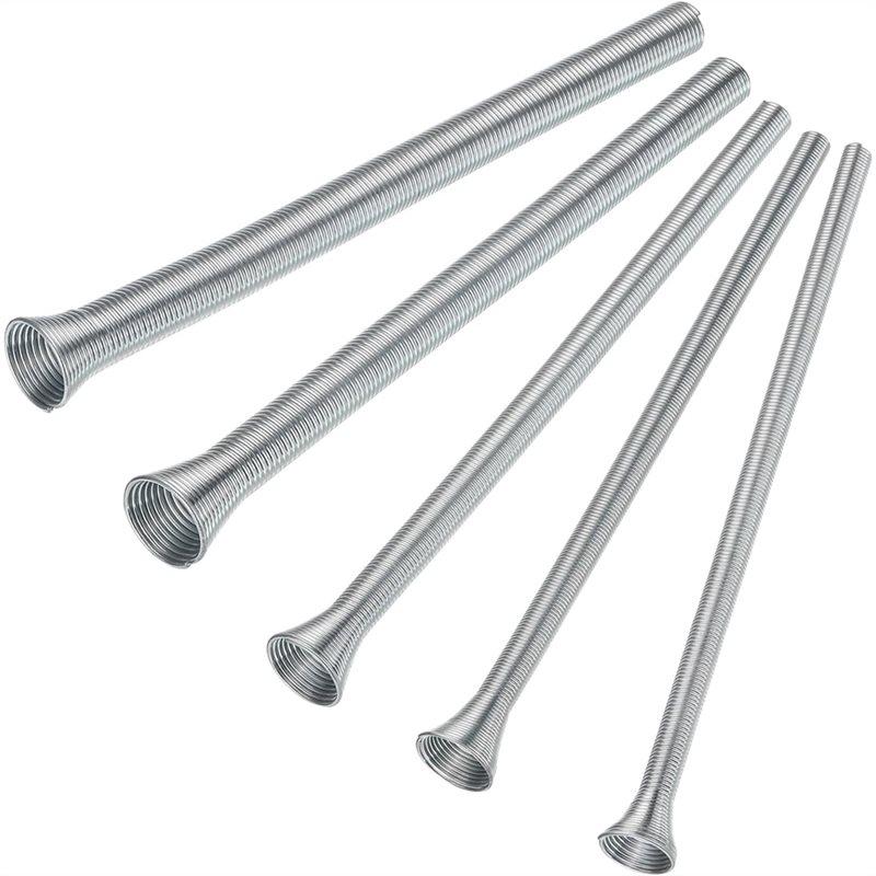 Fresh Tube Bender Set 5 In 1 Spring Tubing Benders Kit 1/4, 5/16, 3/8, 1/2 And 5/8 Inch For Copper, Brass Thin Steel Tube серебряный
Fresh Tube Bender Set 5 In 1 Spring Tubing Benders Kit 1/4, 5/16, 3/8, 1/2 And 5/8 Inch For Copper, Brass Thin Steel Tube серебряный