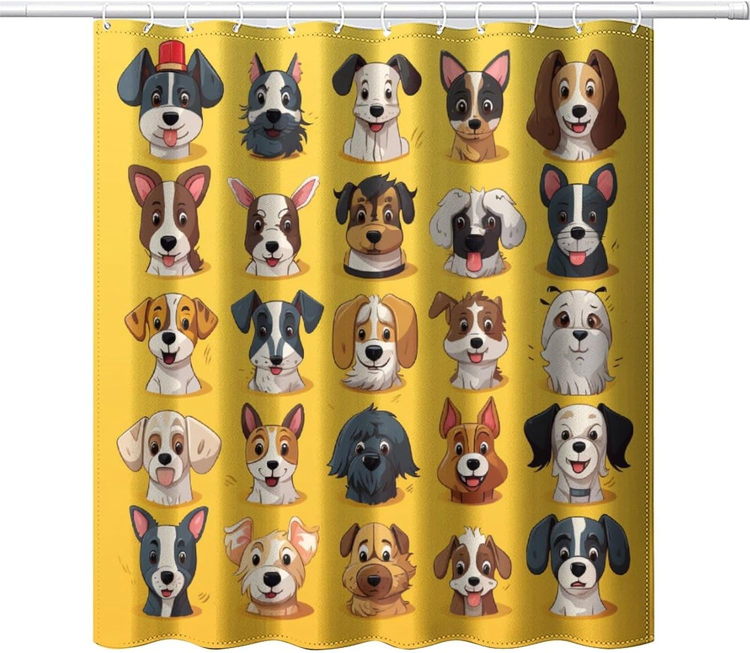 Cute Dog Children S Shower Curtain, Blue Background Children S Dog Theme Decorated Shower Curtain, Pet Lover Bathroom Decoration W60H190(CM)-1 Pcs
Cute Dog Children S Shower Curtain, Blue Background Children S Dog Theme Decorated Shower Curtain, Pet Lover Bathroom Decoration W60H190(CM)-1 Pcs