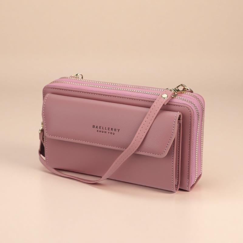 Ladies Crossbody Bag Korean Fashionable Large Capacity Wallet Versatile Zipper Phone Bag
Ladies Crossbody Bag Korean Fashionable Large Capacity Wallet Versatile Zipper Phone Bag