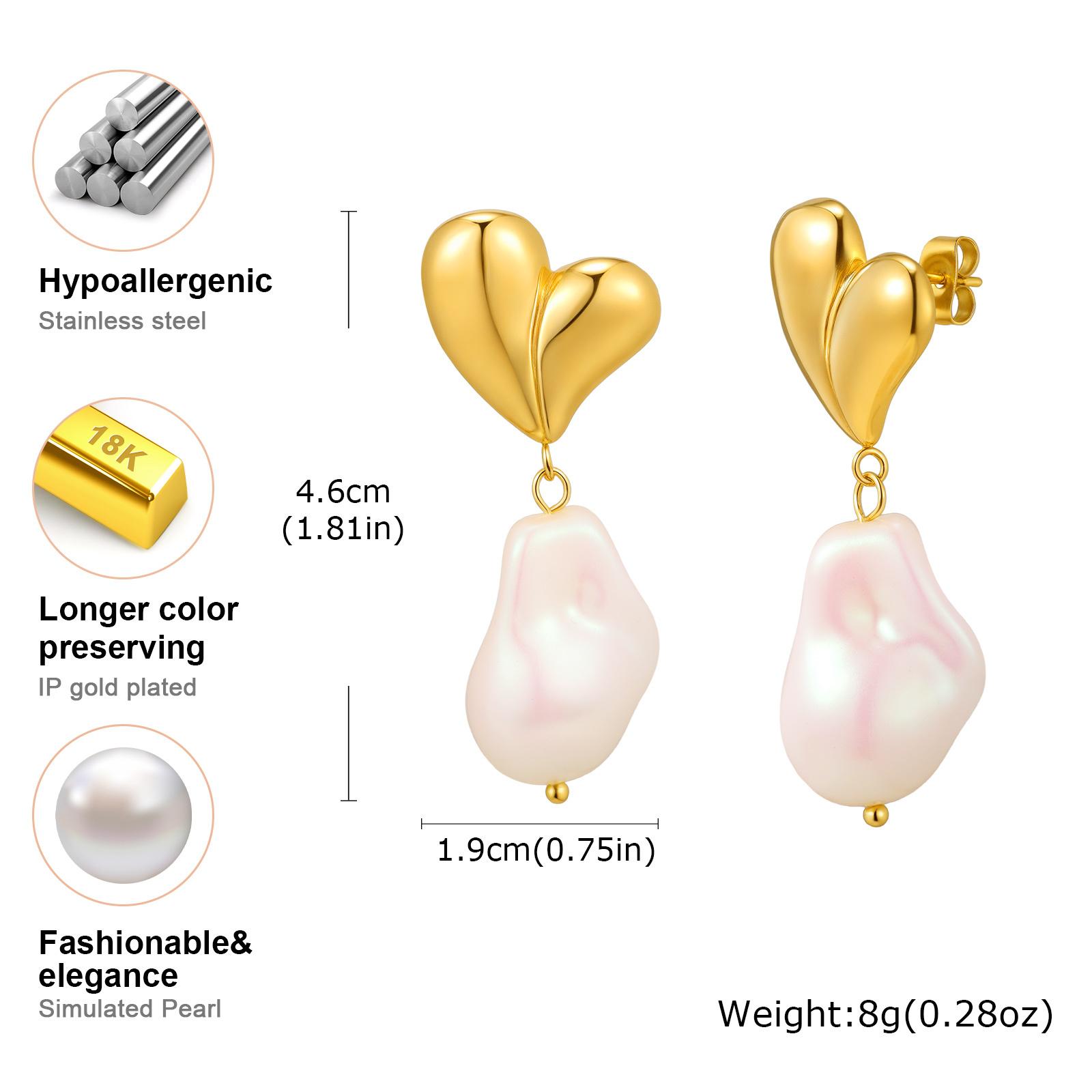 Women Baroque Pearl Dangle Earrings, Elegant Pearl Pendant Statement Jewelry Party Accessories
Women Baroque Pearl Dangle Earrings, Elegant Pearl Pendant Statement Jewelry Party Accessories