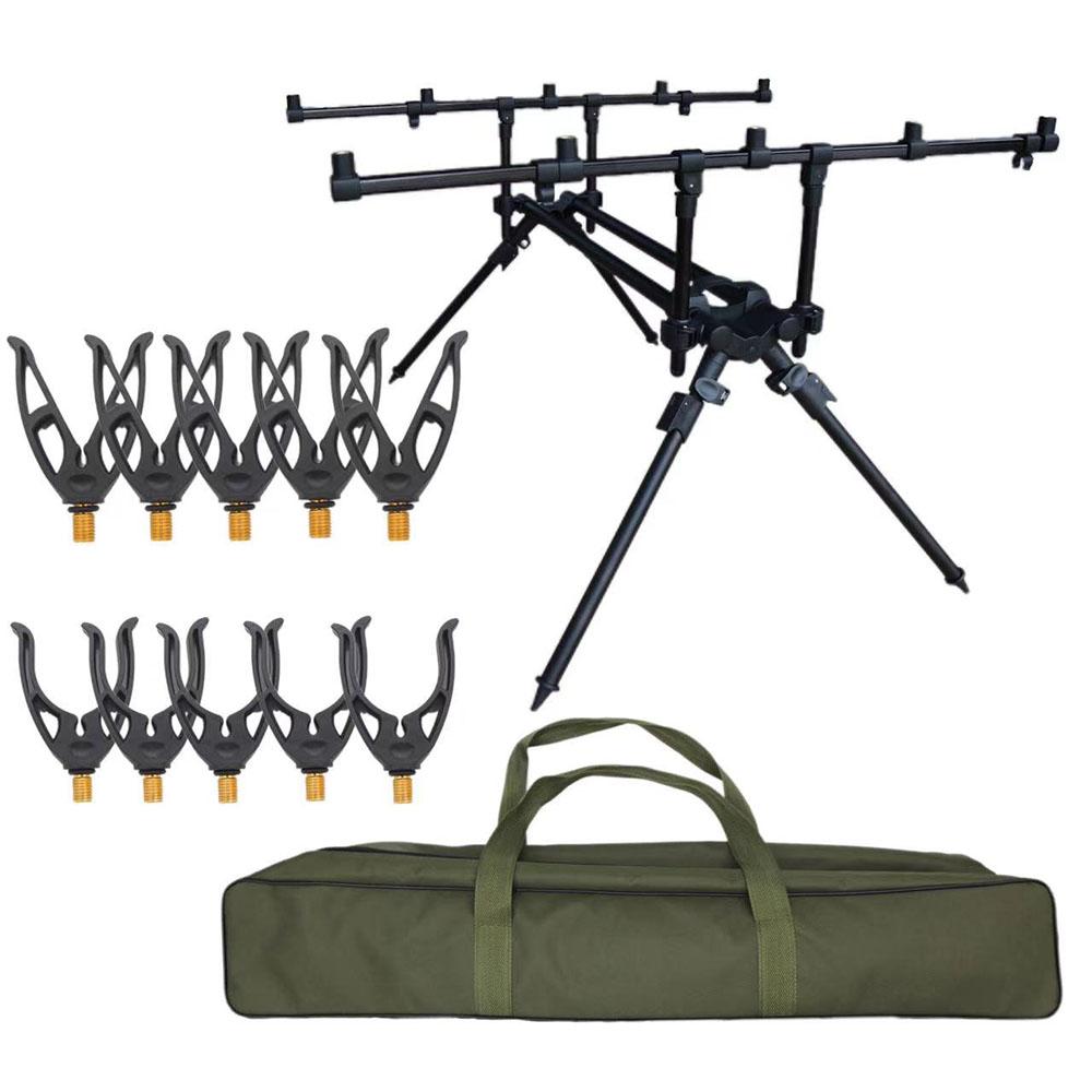 Adjustable Retractable Carp Fishing Rod Pod Stand Holder For 5 Fishing Poles Rod Holder Support JS-B5 Fishing Accessories
Adjustable Retractable Carp Fishing Rod Pod Stand Holder For 5 Fishing Poles Rod Holder Support JS-B5 Fishing Accessories