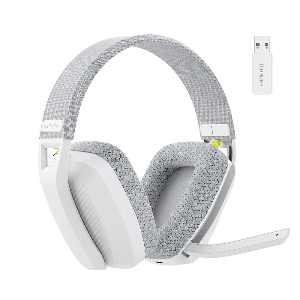 BINNUNE BW06 2.4GHz Wireless Gaming Headset with Mic for PS5 PS4 PC Mac Playstation Bluetooth Gaming headphone with Microphone білий
BINNUNE BW06 2.4GHz Wireless Gaming Headset with Mic for PS5 PS4 PC Mac Playstation Bluetooth Gaming headphone with Microphone білий