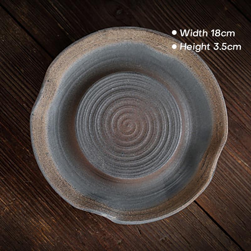 Подставка для чайника из грубой керамики в стиле ретро в китайском стиле, подставка под кофейник, подносы для чайной церемонии, аксессуары для китайского кунг-фу
Подставка для чайника из грубой керамики в стиле ретро в китайском стиле, подставка под кофейник, подносы для чайной церемонии, аксессуары для китайского кунг-фу