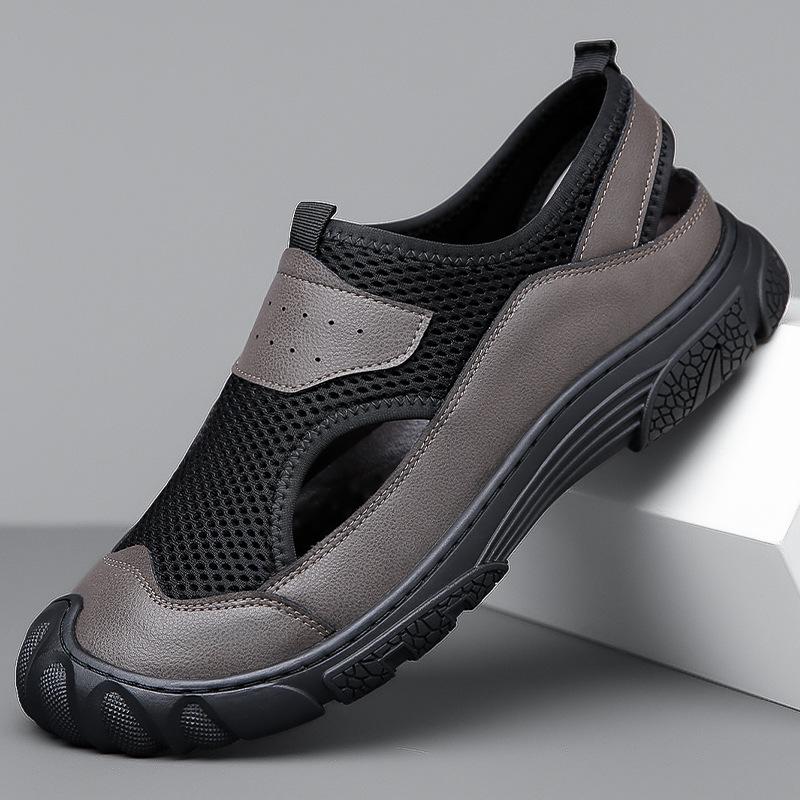 Sandals soft sole summer new hollow hole cool leather shoes men s casual beach shoes men 2025 38
Sandals soft sole summer new hollow hole cool leather shoes men s casual beach shoes men 2025 38