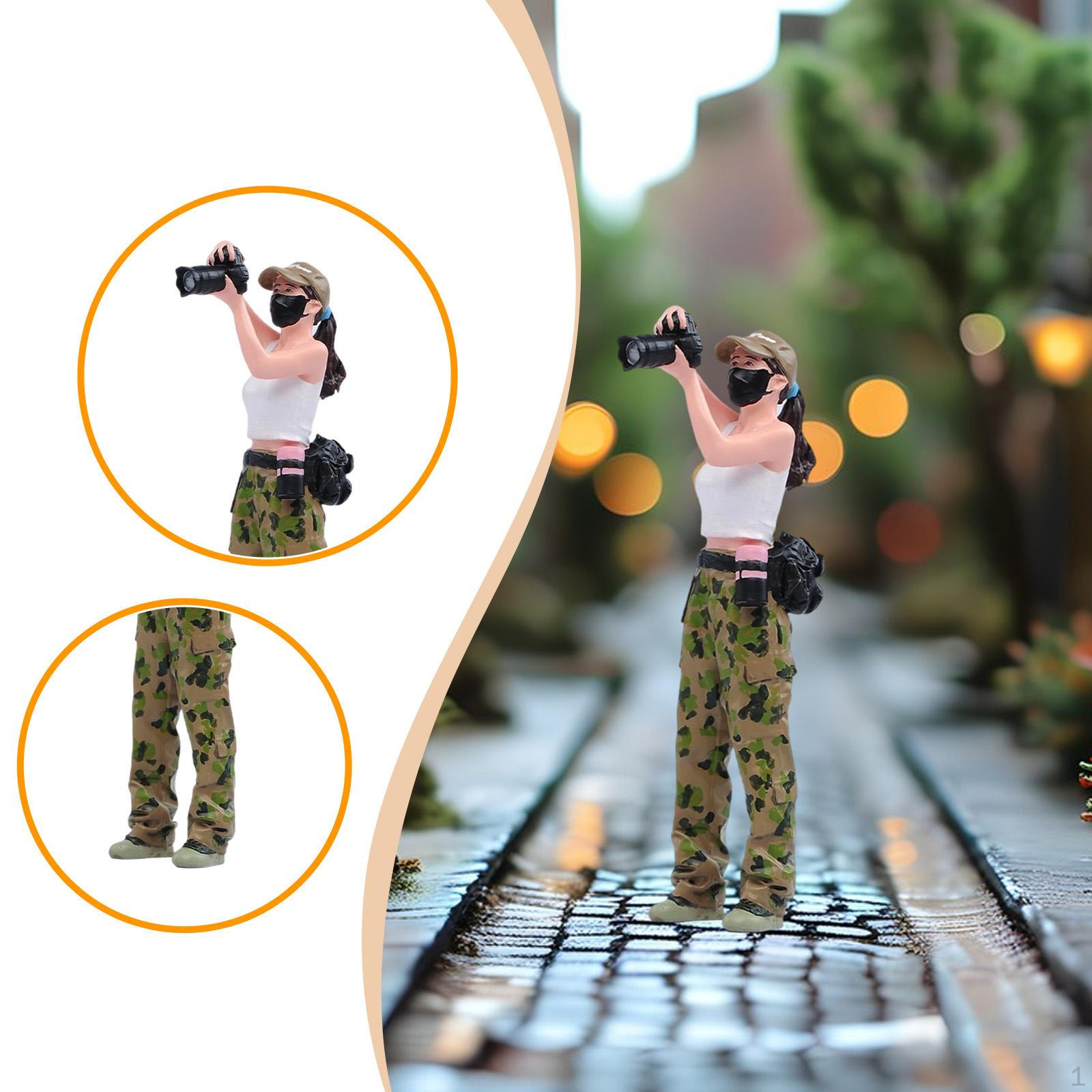 1:18 Scale Figure Resin Figurine Collectible Micro Landscape Dioramas Trains Architectural Decor
1:18 Scale Figure Resin Figurine Collectible Micro Landscape Dioramas Trains Architectural Decor