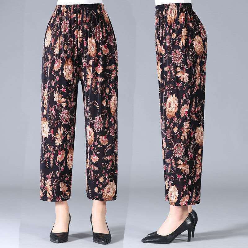 Women s Summer Ice Silk Home Pants Loose Printed Jogger Pants High Waist Thin Casual Cropped Pants one size
Women s Summer Ice Silk Home Pants Loose Printed Jogger Pants High Waist Thin Casual Cropped Pants one size