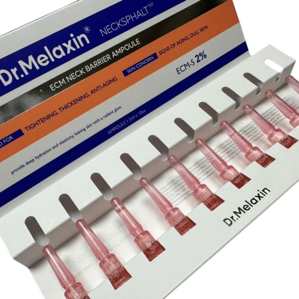 Dr.Melaxin - Necksphalt ECM Ceramide Neck Serum 1.5ml x 10 pcs 1.5ml x 10 pcs / Total 15ml (0.51 fl. oz.)
Dr.Melaxin - Necksphalt ECM Ceramide Neck Serum 1.5ml x 10 pcs 1.5ml x 10 pcs / Total 15ml (0.51 fl. oz.)