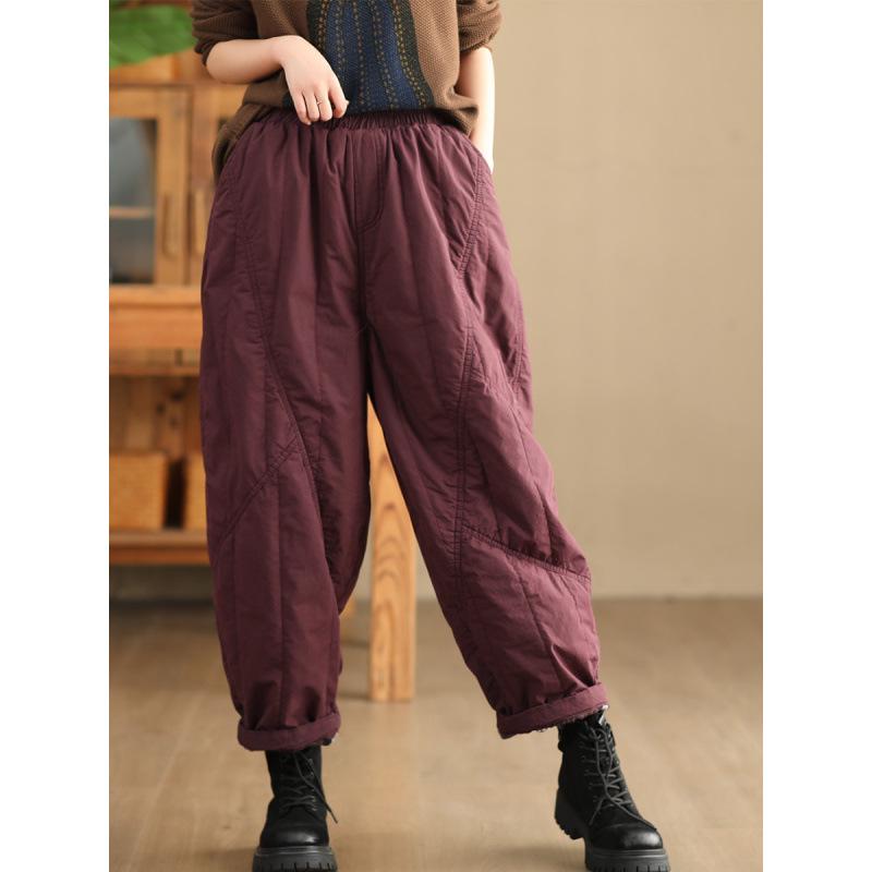 Women s 2025 Winter Padded Cotton Linen Harem Pants - Elastic Waist, Thick & Warm Medium бордовий
Women s 2025 Winter Padded Cotton Linen Harem Pants - Elastic Waist, Thick & Warm Medium бордовий