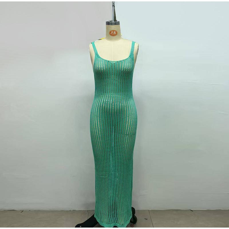 Fashion Backless Knitted Long Dress for Women Sexy Hollow Out Sleeveless Beach Midi Dresses 2026 Summer Lady Vacation Dress L зелений
Fashion Backless Knitted Long Dress for Women Sexy Hollow Out Sleeveless Beach Midi Dresses 2026 Summer Lady Vacation Dress L зелений
