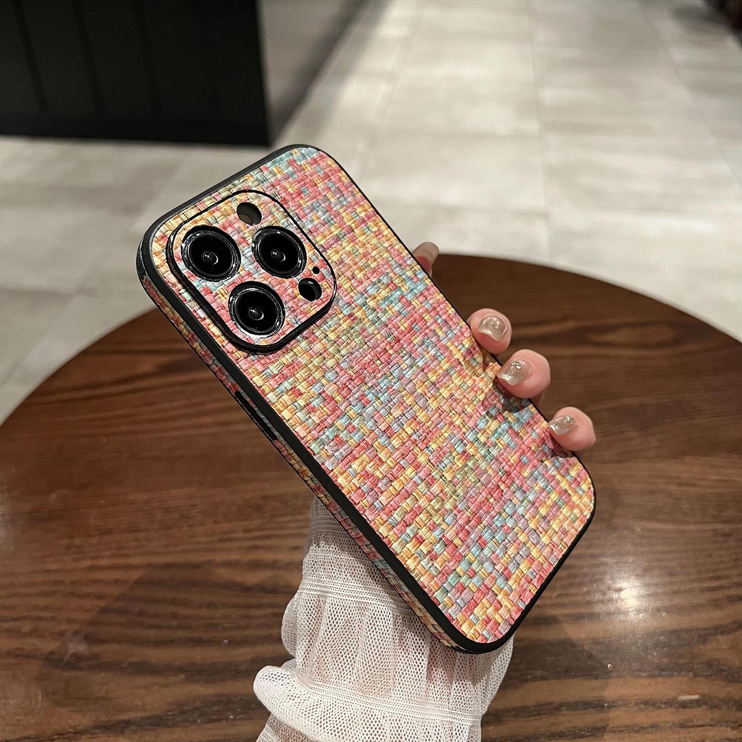 Leather Fabric Texture Is Suitable for Apple 14promax Phone Case, IPhone13 Anti-drop 12pm Simple Ip Female Protective Case iPhone 15 Pro max 6.7 inch
Leather Fabric Texture Is Suitable for Apple 14promax Phone Case, IPhone13 Anti-drop 12pm Simple Ip Female Protective Case iPhone 15 Pro max 6.7 inch