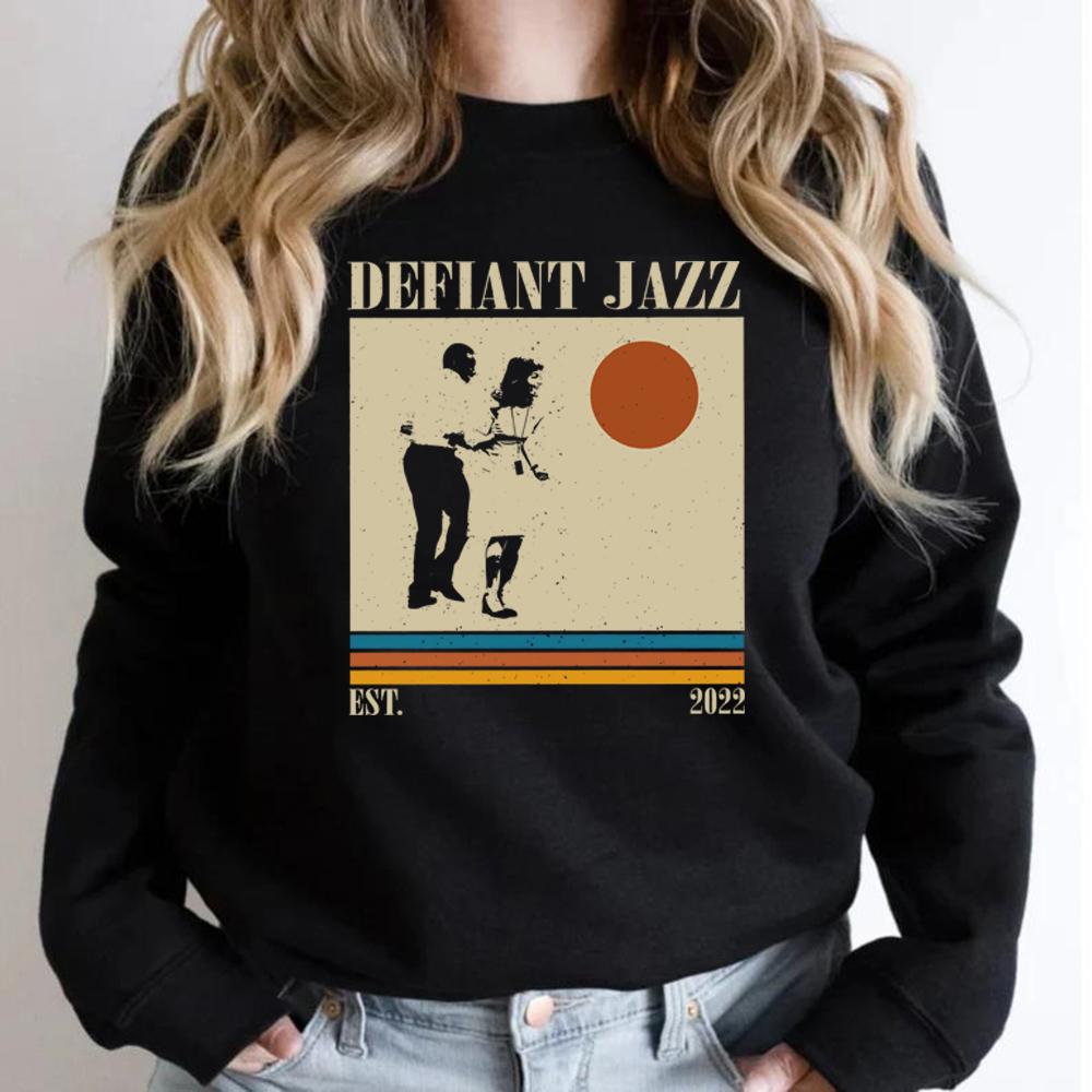 Defiant Jazz Sweatshirt Severance TV Show Shirt 90s Vintage Hoodie Unisex Crewneck Sweatshirts Cozy Sci-Fi Fans Gift Pullover XXXL темно-синього кольору
Defiant Jazz Sweatshirt Severance TV Show Shirt 90s Vintage Hoodie Unisex Crewneck Sweatshirts Cozy Sci-Fi Fans Gift Pullover XXXL темно-синього кольору