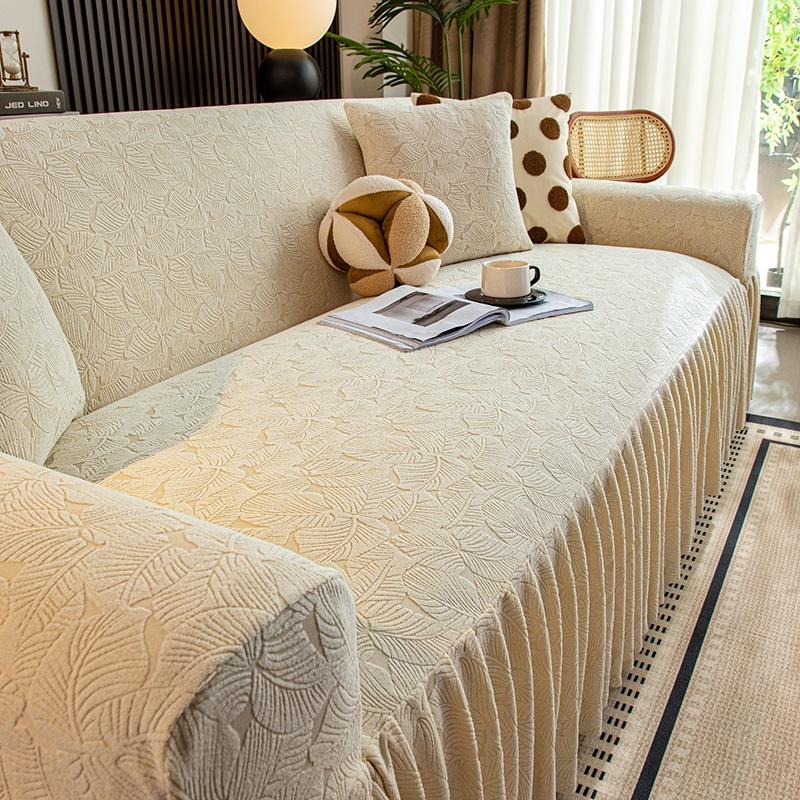 Adjustable Elastic Sofa Cover With Skirt Armchair Protector Corner L Shape Leaves Slipcovers Couch Covers 1/2/3/4/5 Seater 1 Seater 90-140cm off білий колір
Adjustable Elastic Sofa Cover With Skirt Armchair Protector Corner L Shape Leaves Slipcovers Couch Covers 1/2/3/4/5 Seater 1 Seater 90-140cm off білий колір
