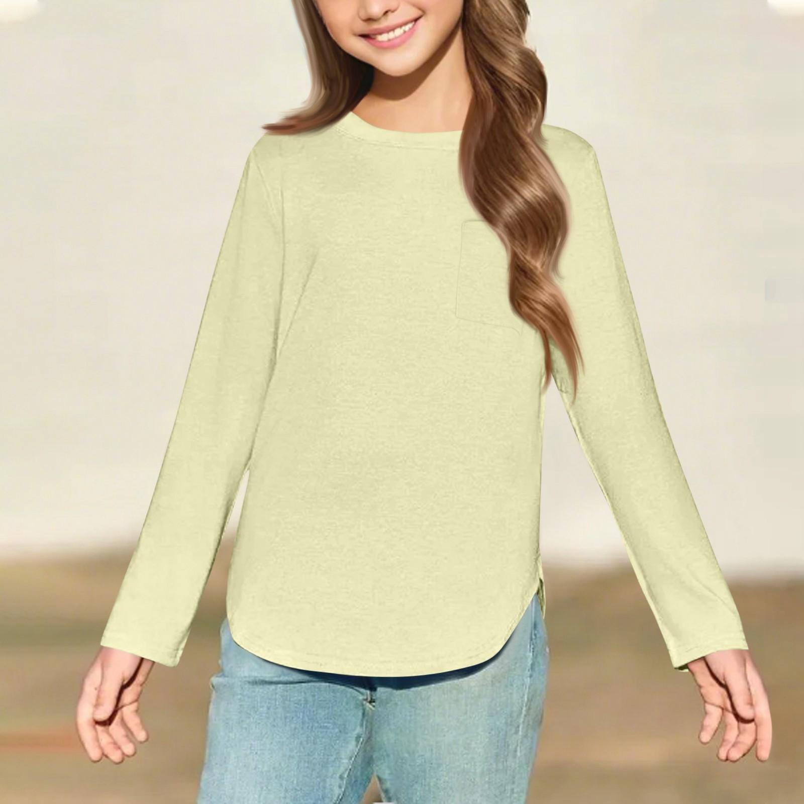 Детский топ с длинными рукавами и круглым вырезом, однотонный, повседневный 140 бежевый
Детский топ с длинными рукавами и круглым вырезом, однотонный, повседневный 140 бежевый