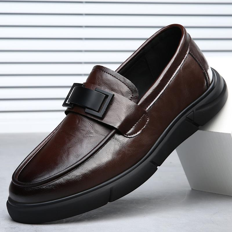 2025 spring new cowhide business casual shoes comfortable and versatile foot suit formal wear men s breathable one-pedal leather shoes 38
2025 spring new cowhide business casual shoes comfortable and versatile foot suit formal wear men s breathable one-pedal leather shoes 38