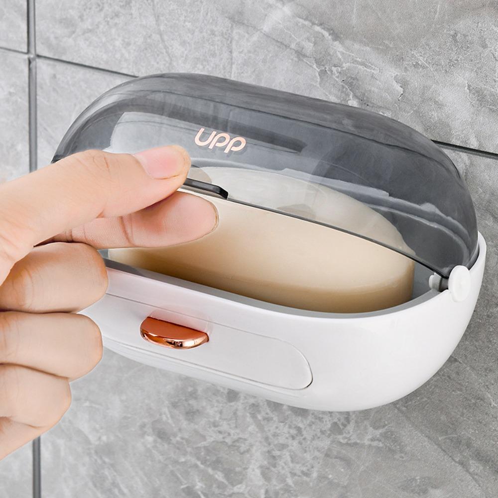 Plastic Soap Dish with Lid Soap Container Tray Creative Soap Box Bathroom Kitchen Sink Organizer
Plastic Soap Dish with Lid Soap Container Tray Creative Soap Box Bathroom Kitchen Sink Organizer