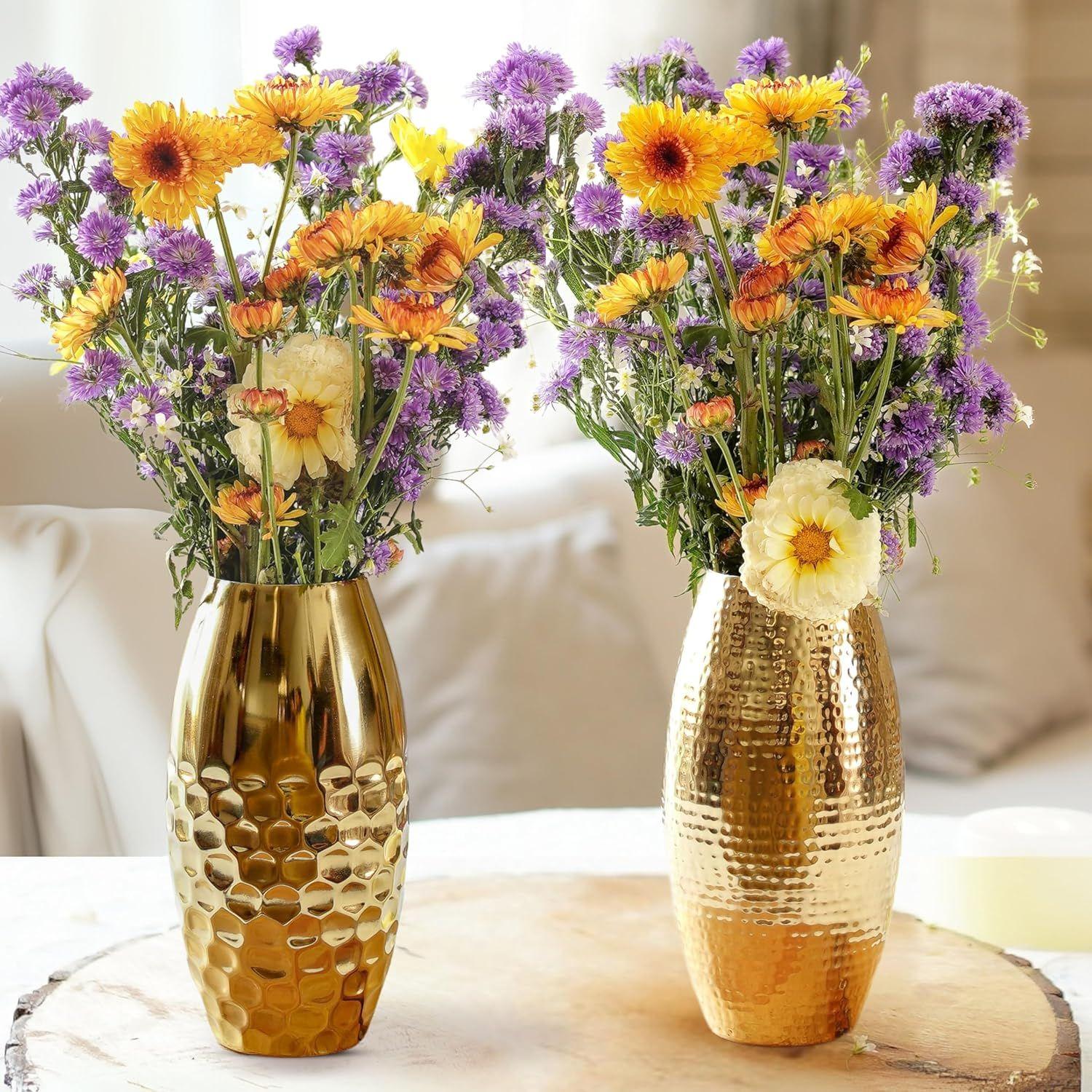 Metal Hammered Vase for Home Decor | Decoratives for Indoor Outdoor Living Room Balcony |
Metal Hammered Vase for Home Decor | Decoratives for Indoor Outdoor Living Room Balcony |