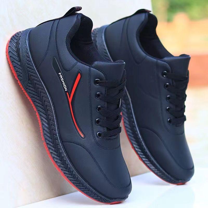 Мужские водонепроницаемые кожаные кроссовки средней высоты: Нескользящие, Легкие, Износостойкие, Универсальные Повседневные Ботинки для Осени/Зимы 38
Мужские водонепроницаемые кожаные кроссовки средней высоты: Нескользящие, Легкие, Износостойкие, Универсальные Повседневные Ботинки для Осени/Зимы 38