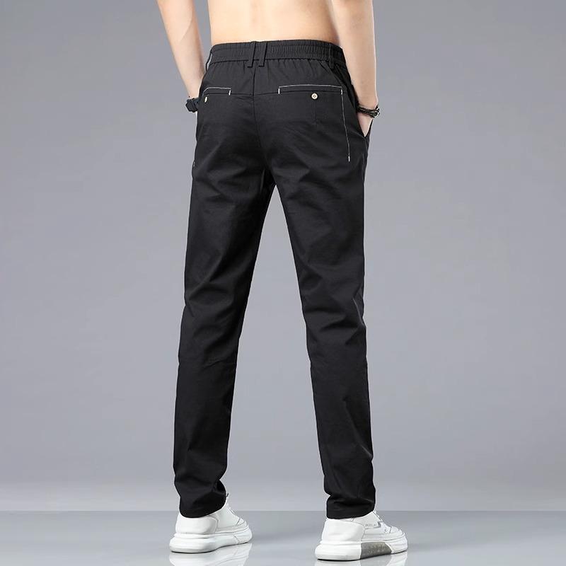 Summer Men s Classic Solid Color Casual Pants Business Stretch Cotton Slim Brand Trousers Male 36 чёрный
Summer Men s Classic Solid Color Casual Pants Business Stretch Cotton Slim Brand Trousers Male 36 чёрный