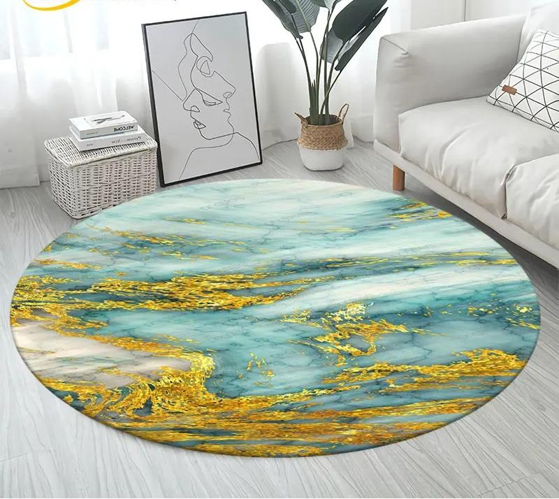 Nordic Colour Green Gold White Marble Round Carpet Balcony Floor Mat Bathroom Living Room Home Yoga Coffee Mats Home Decor Rug 60cm
Nordic Colour Green Gold White Marble Round Carpet Balcony Floor Mat Bathroom Living Room Home Yoga Coffee Mats Home Decor Rug 60cm