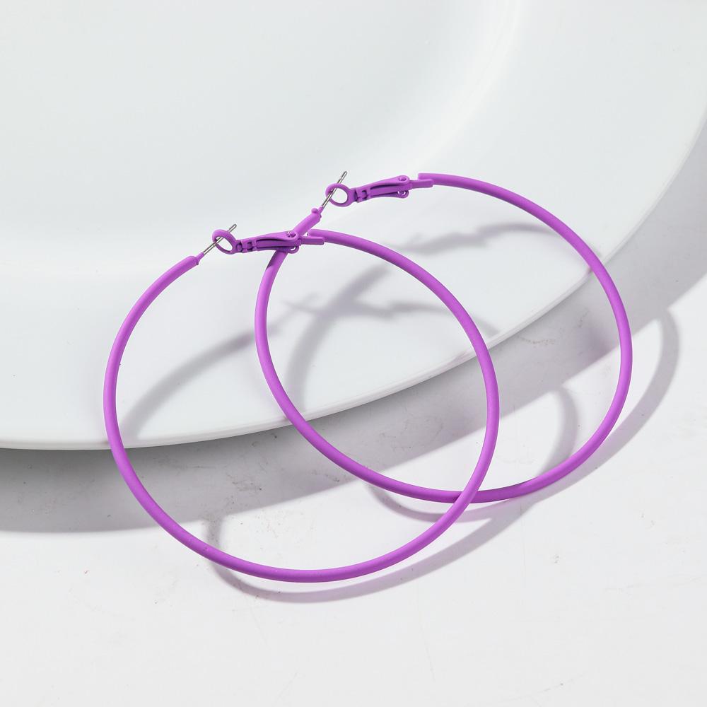 Retro Big Neon Colorful Round Hoop Earrings Exaggerated Large Circle Metal Earring Huggies for Women Girls Party Jewelry Gifts світло-фіолетового кольору
Retro Big Neon Colorful Round Hoop Earrings Exaggerated Large Circle Metal Earring Huggies for Women Girls Party Jewelry Gifts світло-фіолетового кольору
