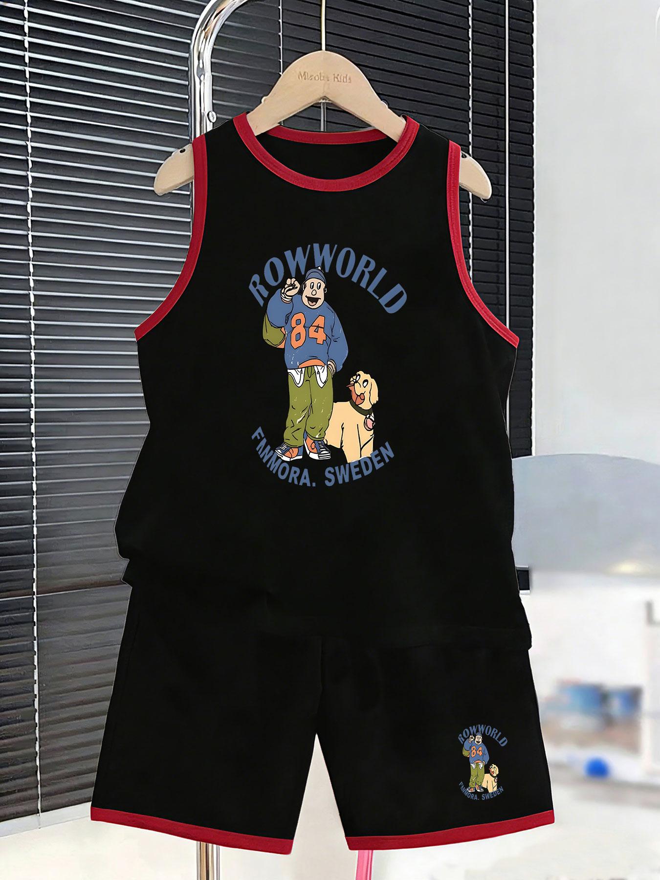 Boys’ trendy figure & pet set. Soft breathable fabric, cool prints, loose fit for fashionable summer wear. 2-3Y чёрный
Boys’ trendy figure & pet set. Soft breathable fabric, cool prints, loose fit for fashionable summer wear. 2-3Y чёрный