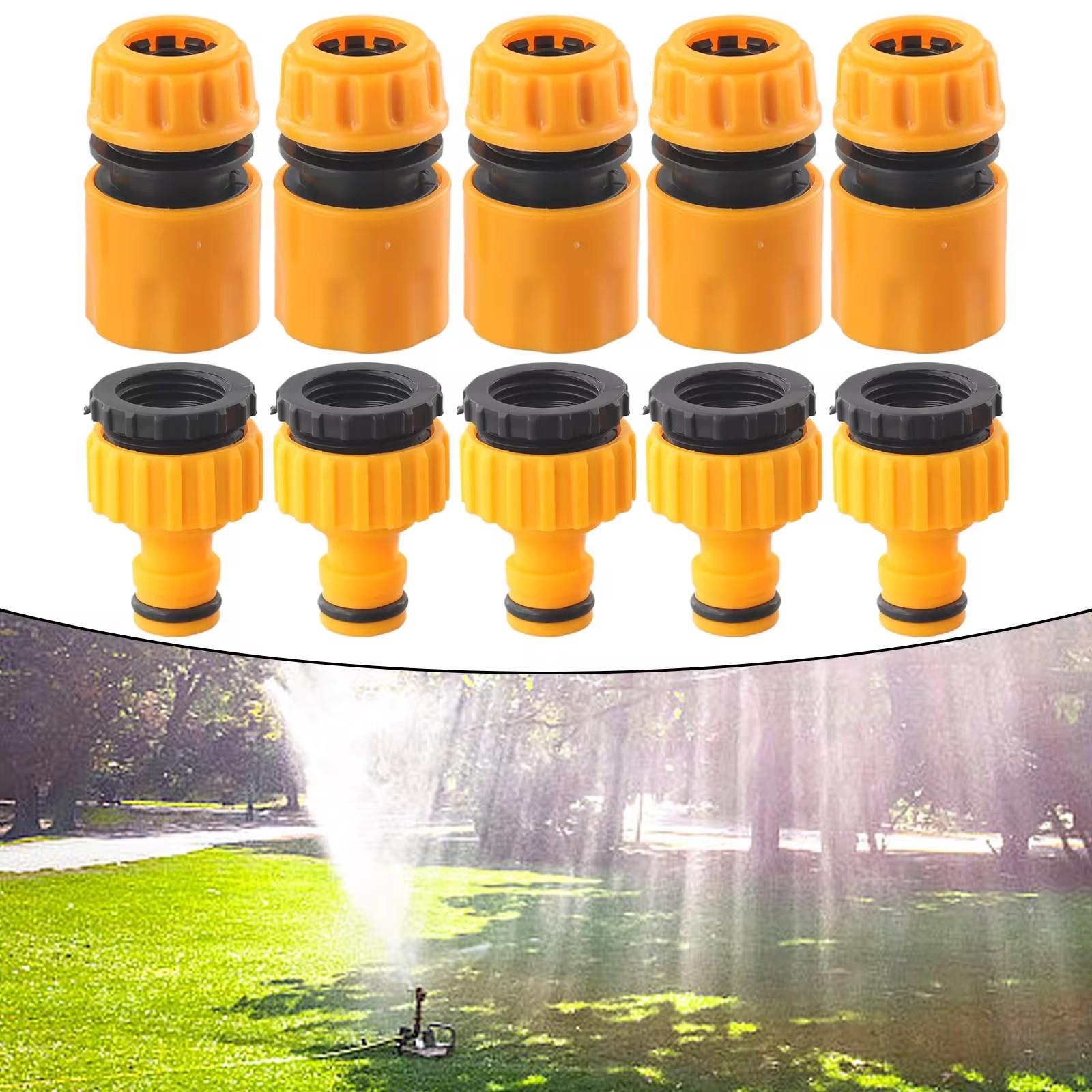 10pcs Hose Faucet Quick Connector 3/4 & 1/2 Inch Graden Hose Water Tap Threaded Connector Faucet Adapter For Garden Irrigation 1/2
10pcs Hose Faucet Quick Connector 3/4 & 1/2 Inch Graden Hose Water Tap Threaded Connector Faucet Adapter For Garden Irrigation 1/2