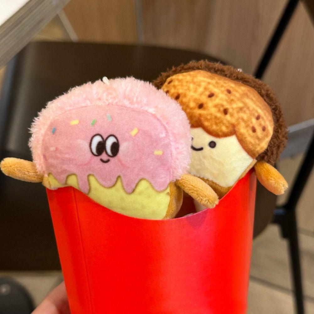 Hanging Cotton Plush Stuffed Keychain Smile Toast Pendant Bread Backpack Decor Ice Cream Keyring
Hanging Cotton Plush Stuffed Keychain Smile Toast Pendant Bread Backpack Decor Ice Cream Keyring