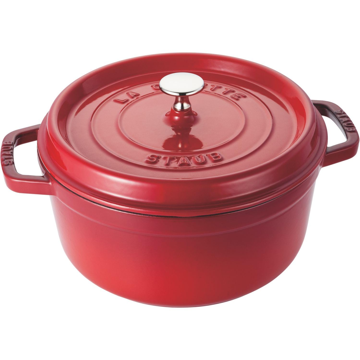Staub Cocotte Round Cherry Large Cast Iron Enamel Pot IH Compatible Number Included Official Japanese La Cocotte Round Pico 24cm Two-handed [Serial
Staub Cocotte Round Cherry Large Cast Iron Enamel Pot IH Compatible Number Included Official Japanese La Cocotte Round Pico 24cm Two-handed [Serial