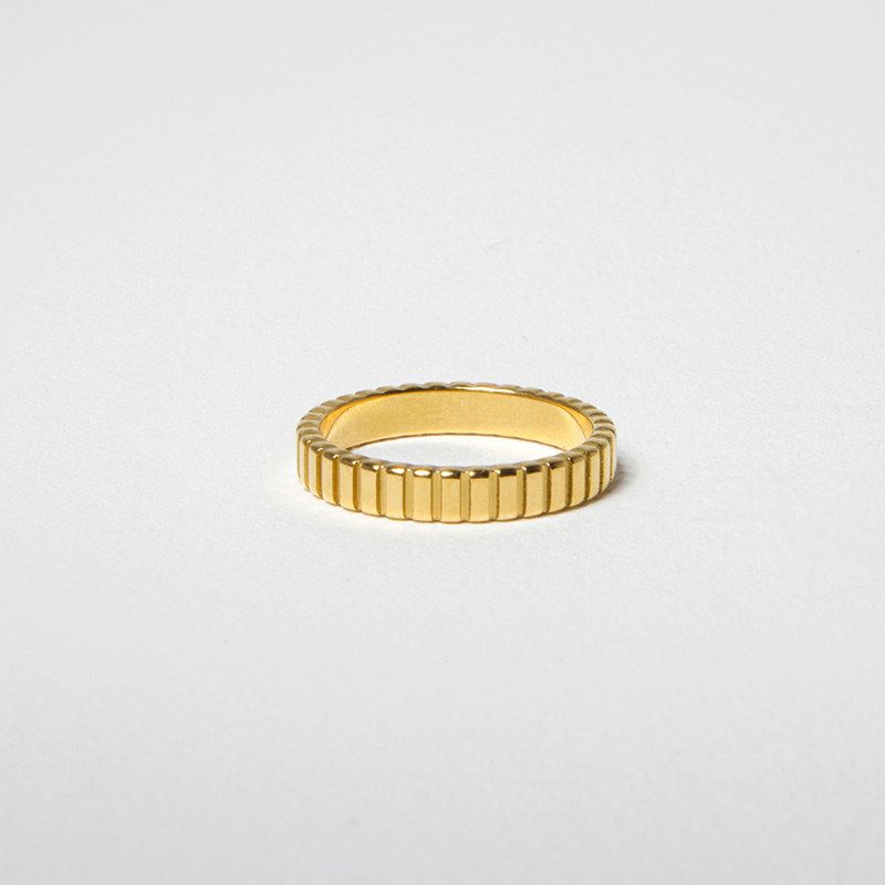 Cnhnon Fashion Niche Style Gear Stripes Stacked Ring Type B Us8
Cnhnon Fashion Niche Style Gear Stripes Stacked Ring Type B Us8