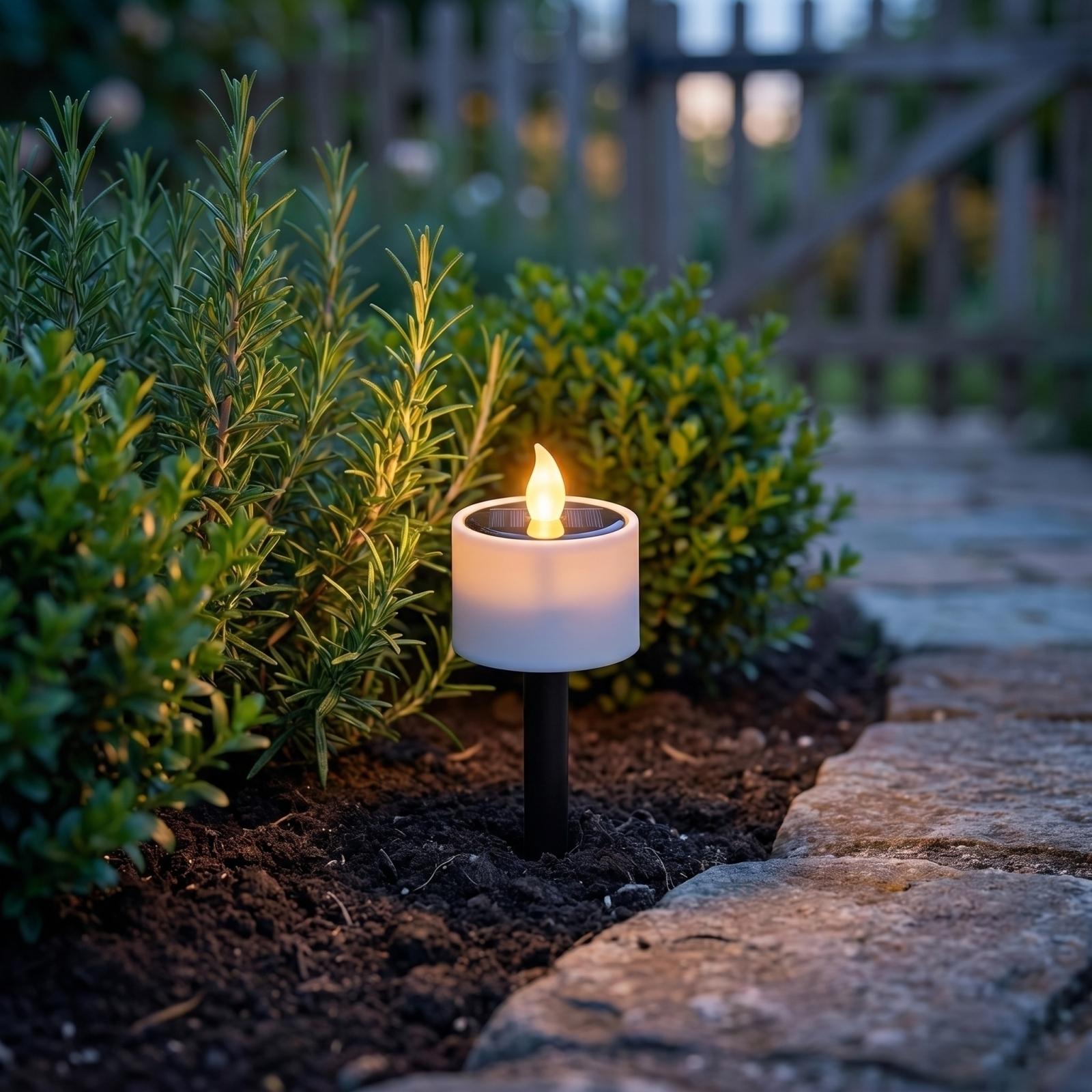 Solar Powered Garden Light LED Flameless Candle Light Outdoor Waterproof Decorative Lighting for Yard Patio Pathway and Home Use one size білий
Solar Powered Garden Light LED Flameless Candle Light Outdoor Waterproof Decorative Lighting for Yard Patio Pathway and Home Use one size білий