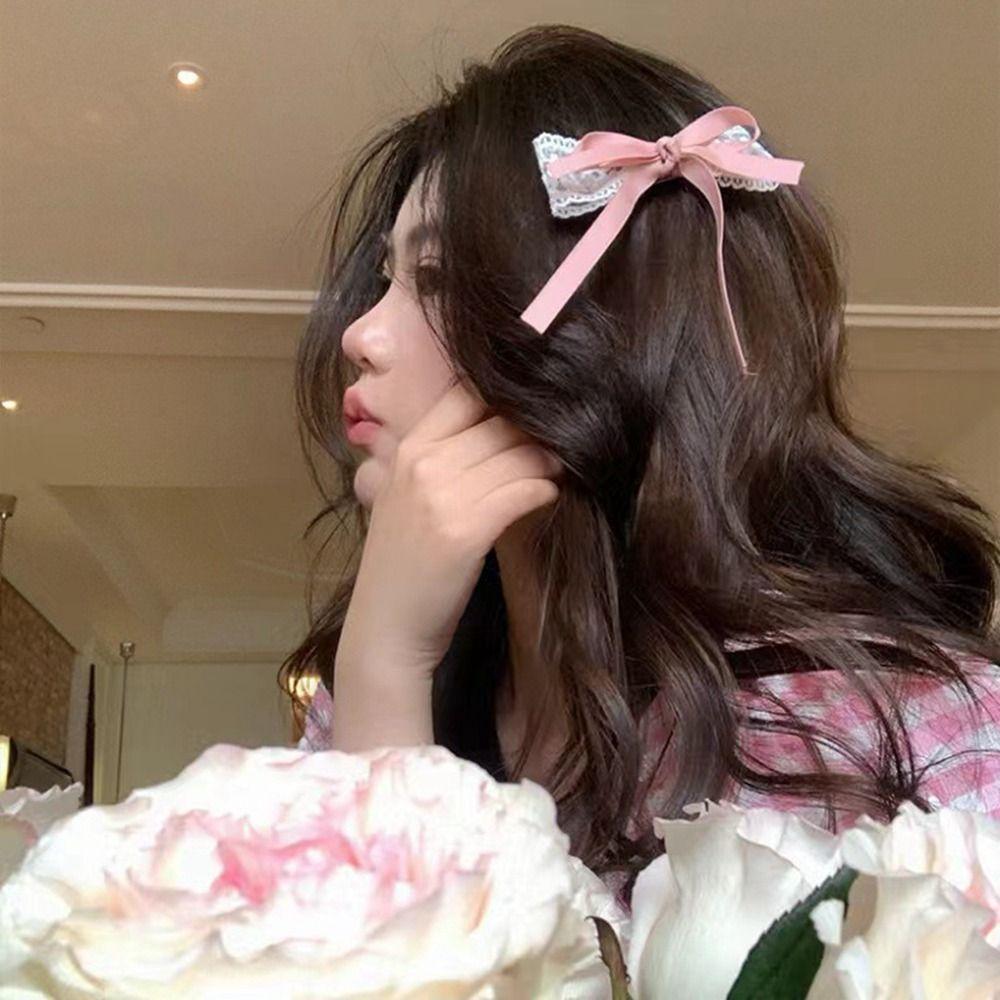 Hair Tie y2k Korean Style Headwear Balletcore Bow Hairpin Girl Hair Clip Female Hair Accessories рожевий
Hair Tie y2k Korean Style Headwear Balletcore Bow Hairpin Girl Hair Clip Female Hair Accessories рожевий