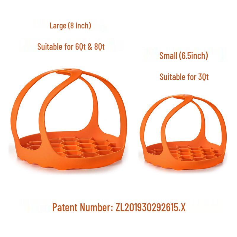 Silicone Steamer & Egg Cooker Sling for Pressure Cookers Green 6.5 inch
Silicone Steamer & Egg Cooker Sling for Pressure Cookers Green 6.5 inch