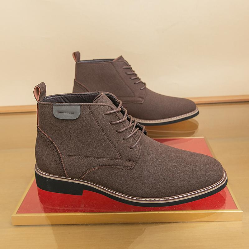 Модные осенние новые мужские ботинки из замшевой кожи в стиле ретро, брендовые мужские модные ботильоны, повседневные ботинки для офиса в деловом стиле, ботинки хай-топ в британском стиле 48 коричневый
Модные осенние новые мужские ботинки из замшевой кожи в стиле ретро, брендовые мужские модные ботильоны, повседневные ботинки для офиса в деловом стиле, ботинки хай-топ в британском стиле 48 коричневый
