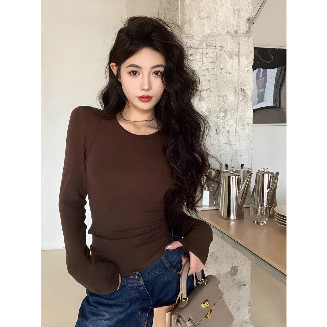 Women s Black Long-Sleeve Fishbone Top - Round Neck, Tight-Fitting, Perfect for Autumn/Winter 2026 2XL (125-140 lbs) кавовий
Women s Black Long-Sleeve Fishbone Top - Round Neck, Tight-Fitting, Perfect for Autumn/Winter 2026 2XL (125-140 lbs) кавовий