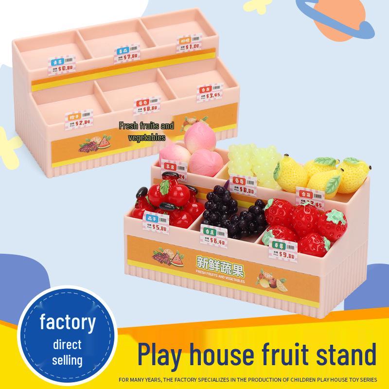 Miniature Playhouse Fruit Stand Toy with Storage Rack розовый
Miniature Playhouse Fruit Stand Toy with Storage Rack розовый