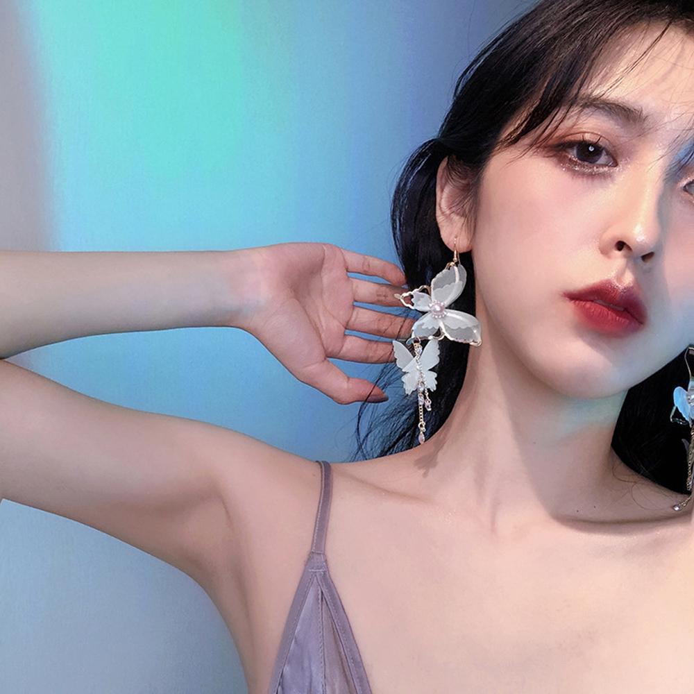 Pendant Elegant Geometric Lace Tassel Drop Earring Chiffon Dangle Earrings Butterfly Stud Earring белый
Pendant Elegant Geometric Lace Tassel Drop Earring Chiffon Dangle Earrings Butterfly Stud Earring белый