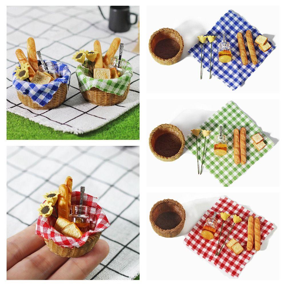 Tool Model Ornament Miniature Bread Basket Dollhouse Food Simulation Food Toys Doll Accessories зелений
Tool Model Ornament Miniature Bread Basket Dollhouse Food Simulation Food Toys Doll Accessories зелений
