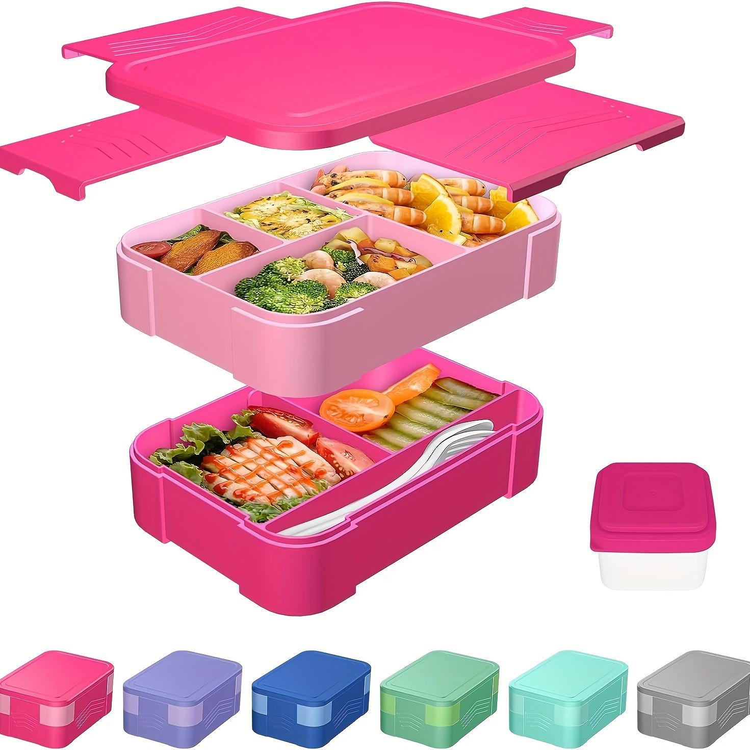 Bento Lunch Box Adult 2 Tier Lunch Box, 6 Compartments, Plastic Adult and Youngsters s Work School Lunch Box 1550ml
Bento Lunch Box Adult 2 Tier Lunch Box, 6 Compartments, Plastic Adult and Youngsters s Work School Lunch Box 1550ml