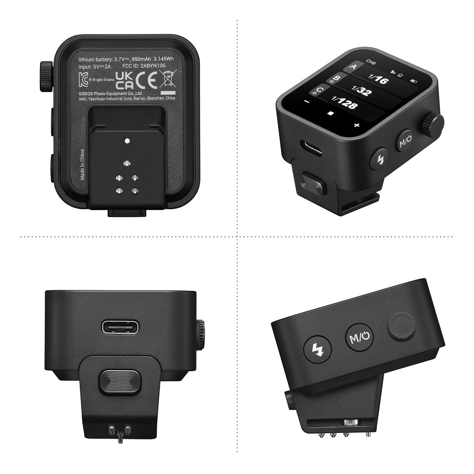 GODOX X3S 2.4G Беспроводной передатчик вспышки TTL с автовспышкой и большим сенсорным OLED-экраном Support Sony camera чёрный
GODOX X3S 2.4G Беспроводной передатчик вспышки TTL с автовспышкой и большим сенсорным OLED-экраном Support Sony camera чёрный